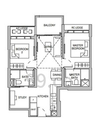 Sceneca Residence (D16), Apartment #558060201